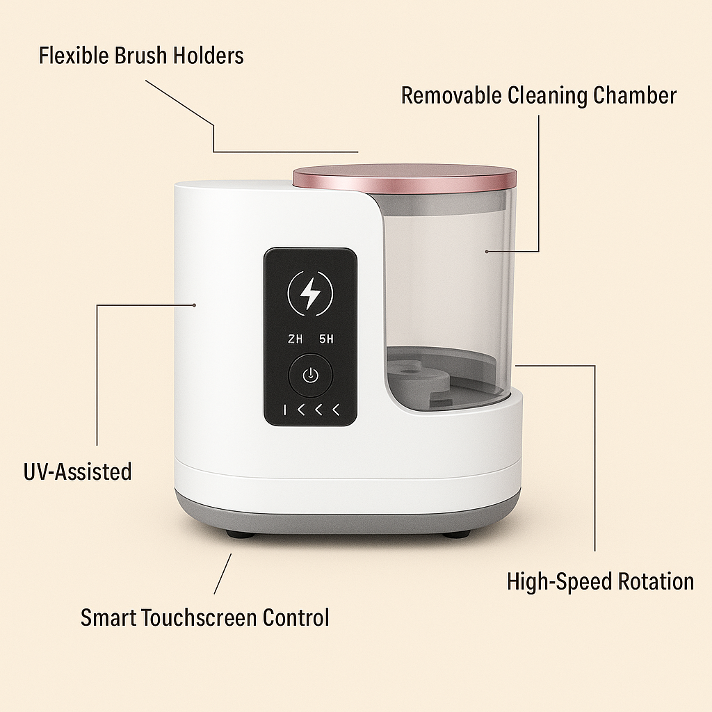 GlowSpin Max Makeup Brush Cleaner™