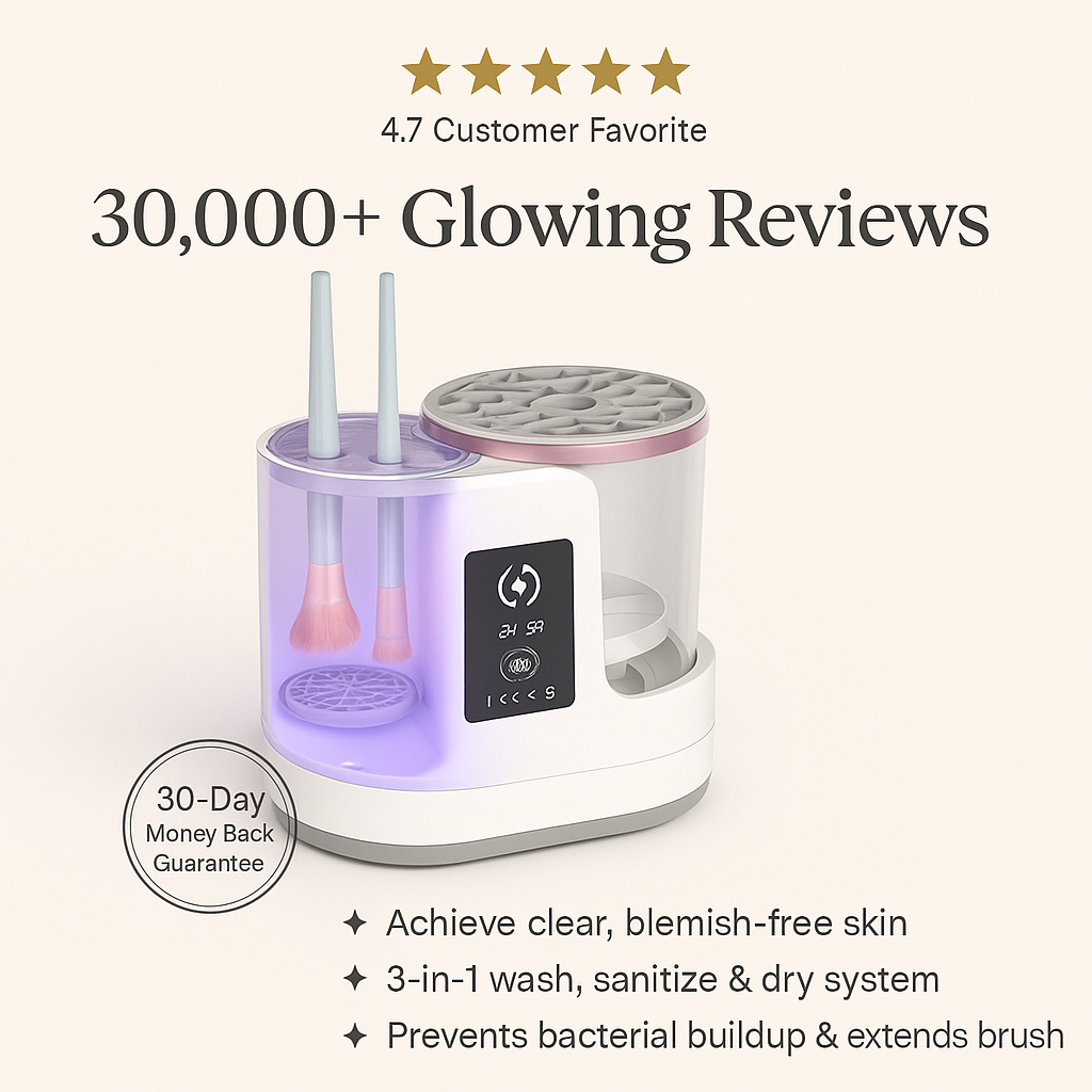 GlowSpin Max Makeup Brush Cleaner™